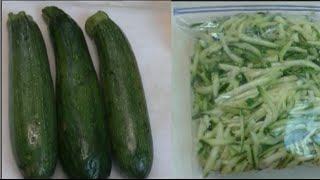 How to Freeze Zucchini No Blanching  Noreens Garden [upl. by Geneva]