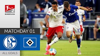 Comeback win in opening night  Schalke 04  Hamburger SV 13  All Goals  MD 1 – Bundesliga 2 [upl. by Houlberg692]