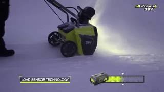 Ryobi 36V Brushless Snow Thrower  RST36B51 [upl. by Anaili]