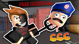 Guest 666 scary story in Roblox all series [upl. by Namhcan707]