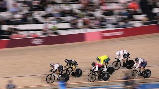 脇本雄太選手 オリンピック男子ケイリン TOKYO 2020 Olympics Track Cycling KEIRIN [upl. by Yeta]