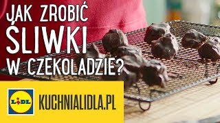 Jak zrobić WEGAŃSKIE ŚLIWKI W CZEKOLADZIE 🍫  Kinga Paruzel amp Kuchnia Lidla [upl. by Russom717]