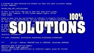 How to fix Blue screen Errors in windows 78 all computing format Permanent Solution [upl. by Idroj]