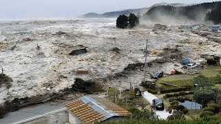 Japan earthquake magnitude 91  Japan tsunami 2011 compilation [upl. by Scholz641]