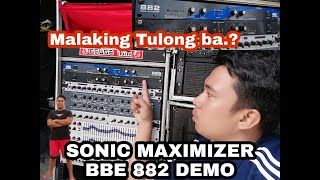 Sonic Maximizer BBE 882 Demo amp Connection in 3 way Setup [upl. by Lubeck]