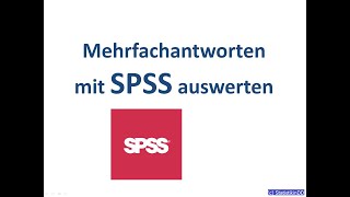 Mehrfachantworten auswerten und interpretieren SPSS [upl. by Ranie]