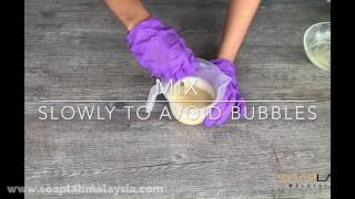 How To Thicken Liquid Soap using Natural Guar Gum [upl. by Botnick286]