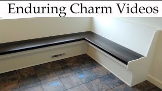 How To Build Custom Kitchen Bench Seating [upl. by Jareb]