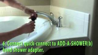 How to ADDASHOWER to your roman tub faucet [upl. by Bevus]