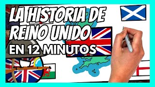 ✅ La historia de REINO UNIDO y el IMPERIO BRITÁNICO en 12 minutos  Resumen rápido y fácil [upl. by Nivan]