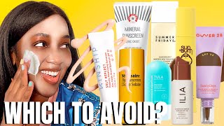 Trying 13 Mineral Sunscreens in 13 Mins on Darker Skin [upl. by Eenot]