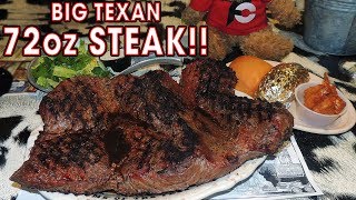 BIG TEXAN 72oz STEAK CHALLENGE IN AMARILLO  Randy Santel [upl. by Godrich]