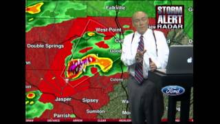 April 27 2011 Historic Tornado Outbreak  ABC 3340 Live Coverage 245pm1130pm [upl. by Nawuj]