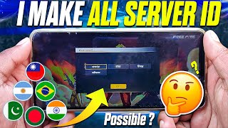 I Make Free Fire All Server Accounts In 1 Phone [upl. by Allehcram]