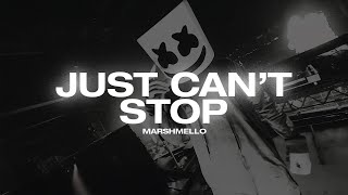 Marshmello  Just Cant Stop Official Visualizer [upl. by Eitten]