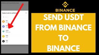 How to Send USDT From Binance to Binance  UPDATED  2022   Binance Tutorial [upl. by Hezekiah]