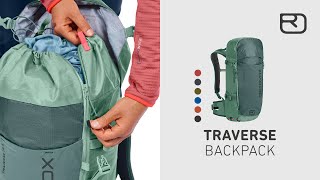 The new TRAVERSE backpack series for mountaineers  ORTOVOX [upl. by Ahtelahs]