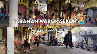 Jaranan Warok Sekopquot 😭🗿 Cahya Budaya  Wonolinggo Jonggolsari Leksono Wonosobo [upl. by Niledam655]