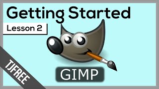 Gimp Lesson 2  Getting Started amp Interface Basics [upl. by Esorylime857]