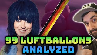 99 LUFTBALLONS VS RED BALLOONS 🎈 German Lyrics Explained [upl. by Nnylkcaj]