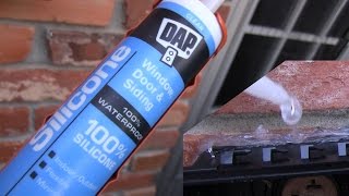 Product Demo DAP Silicone sealant clear [upl. by Haeckel]