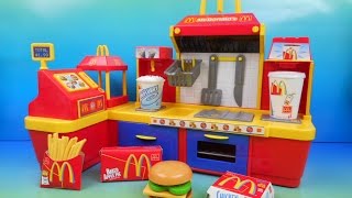 McDONALDS ELECTRONIC FAST FOOD CENTER 18 PIECE COLLECTORS SET VIDEO REVIEW [upl. by Anihcak988]