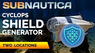 Cyclops Shield Generator Location  SUBNAUTICA [upl. by Einafets]