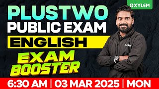 Plus Two Public Exam English  Exam Booster  Xylem Plus Two [upl. by Ebeneser]