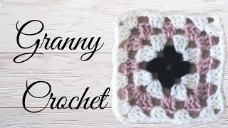 Comment faire un carré granny facile au crochet  tuto en pas à pas [upl. by Yaras]