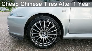 Cheap Chinese Tires After 1 Year and 10k km My Experience Review [upl. by Habeh896]