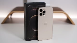 iPhone 12 Pro Max Unboxing Setup and First Look [upl. by Bonni]