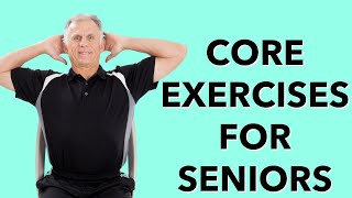 Simple Seated Core Strengthening Workout for Seniors At Home [upl. by Einwat]