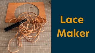 The Leather Element  Leather Lace Maker [upl. by Yelssew644]