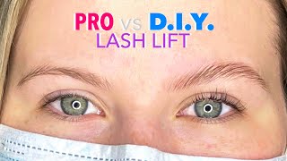 Pro vs DIY Lash Lift amp Tint [upl. by Ansela625]