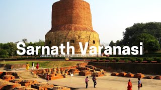 Sarnath Buddhist Temple Varanasi Uttar Pradesh [upl. by Eipper774]