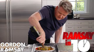 Gordon Ramsay Cooks Mediterranean Sea Bass in Under 10 Minutes  Ramsay in 10 [upl. by Magocsi747]