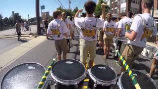 Damascus HS Drumline Labor Day Parade 2015 [upl. by Llevart]