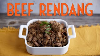 How to Make Beef Rendang Indonesian Beef Stew Recipe [upl. by Aserehs]