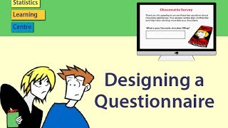 Designing a Questionnaire or Survey  statistics help [upl. by Aserret929]