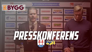 Presskonferens Timrå IK  HV71 [upl. by Emmie]