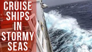 Cruise Ships in Storms Rough Seas Compilation [upl. by Nired180]