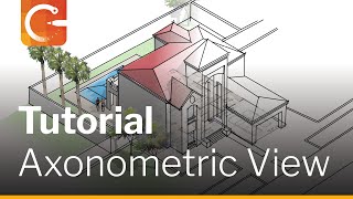 From Floor Plan to Axonometric View  Architect Osama Elfar [upl. by Akirat753]