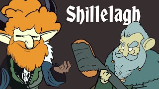 Animated spellbook DampD 5E Shillelagh [upl. by Kissel131]