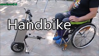 Como fabricar Handbike eléctrica tractora silla ruedaspersonas movilidad reducida [upl. by Themis]