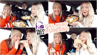 TACO BELL Family Mukbang Entire Menu [upl. by Ariamo]