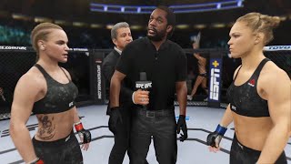 UFC 4  Ronda Rousey vs Valentina Shevchenko  Girl Fights [upl. by Vtehsta304]