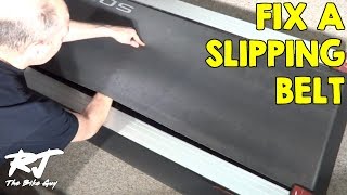 How To Fix A Slipping Treadmill Belt [upl. by Kemme39]