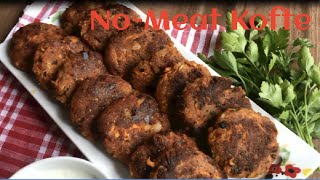 How to make NoMeat kofte Ekmek Köftesi Turkish Recipes Vegeterian Recipes [upl. by Enelcaj]