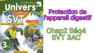 Protection de lappareil digestif Univers plus SVT 3AC [upl. by Yttocs]