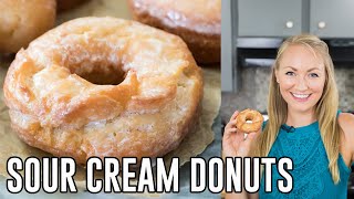 Sour Cream Donut Recipe [upl. by Onateag]